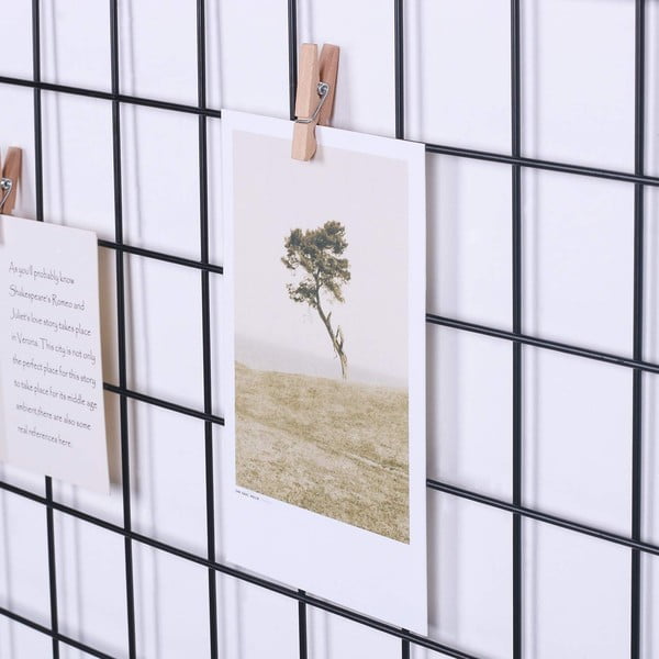 Reminder fekete fém üzenőfal, 60 x 60 cm-image-3