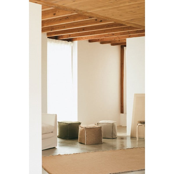 Krémszínű babzsákfotel Handloom – Lorena Canals-image-4