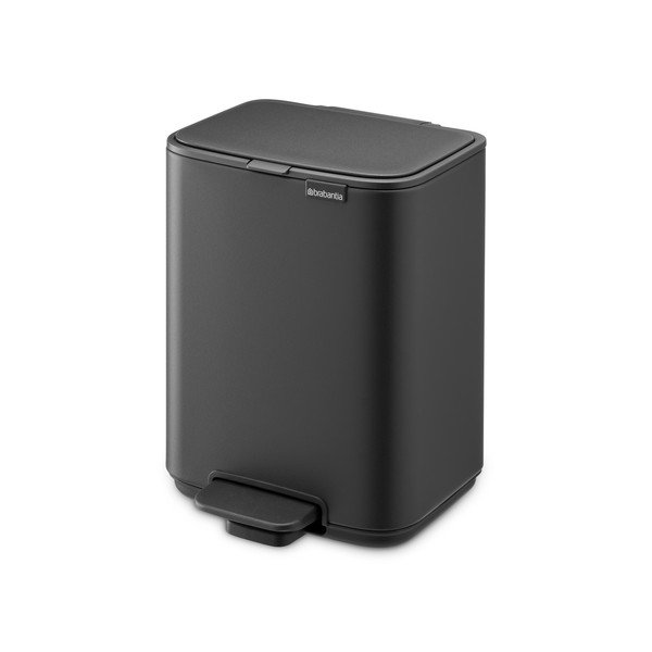 Sötétszürke acél pedálos szemetes 4 l Bo – Brabantia