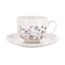 Fehér-lila porcelán csésze 280 ml Louka – Orion