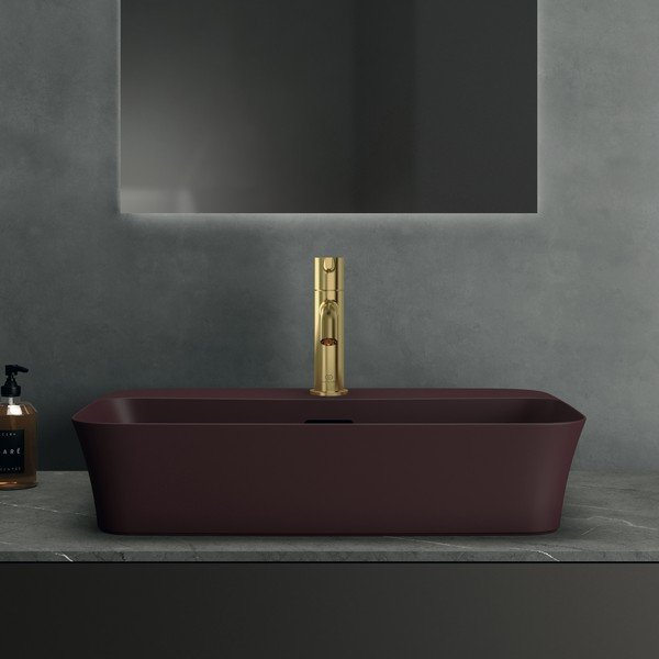 Borvörös kerámia mosdókagyló 55x38 cm Ipalyss – Ideal Standard-image-1