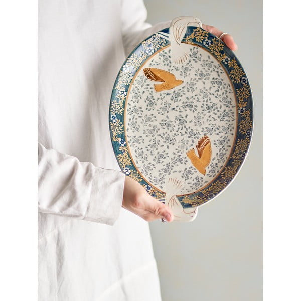 Agyagkerámia tálca 25x34 cm Hezha – Bloomingville-image-1