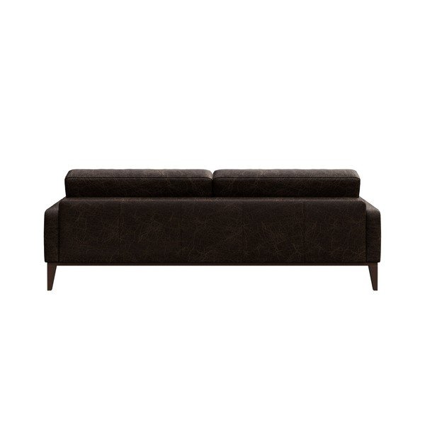 Musso Tufted sötétbarna bőrkanapé, 210 cm - MESONICA-image-3