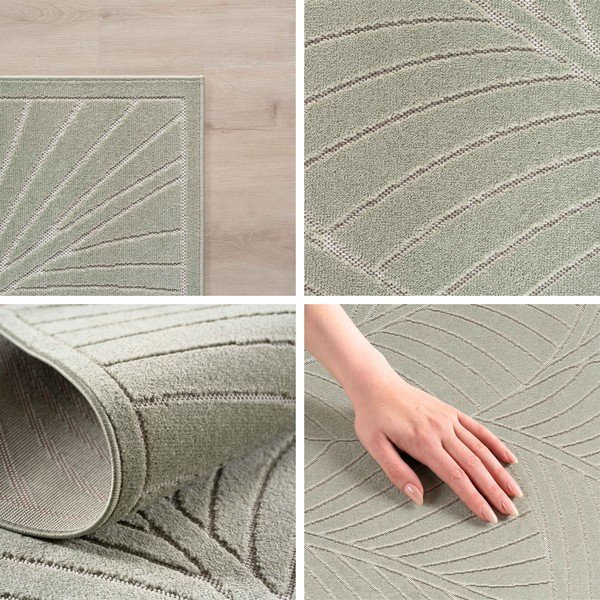 Zöld kerek kültéri-beltéri szőnyeg ø 160 cm Nova 1203 – Ayyildiz Carpets-image-2