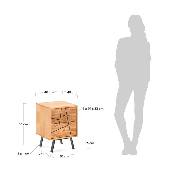 Balia mangófa éjjeliszekrény - Kave Home-image-4