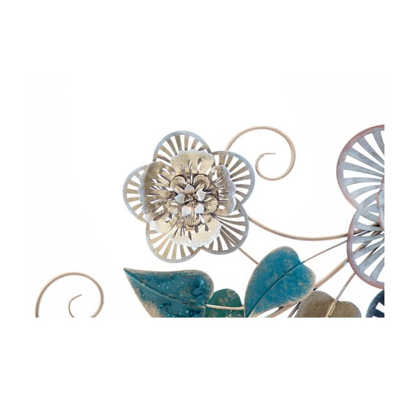 Campur -B- virág motívumos fali fémdekoráció, 118 x 58 cm - Mauro Ferretti-image-4