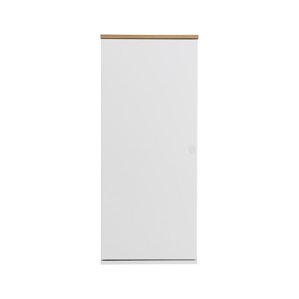 Dot fehér egyajtós szekrény, 3 polccal, magasság 95 cm - Tenzo