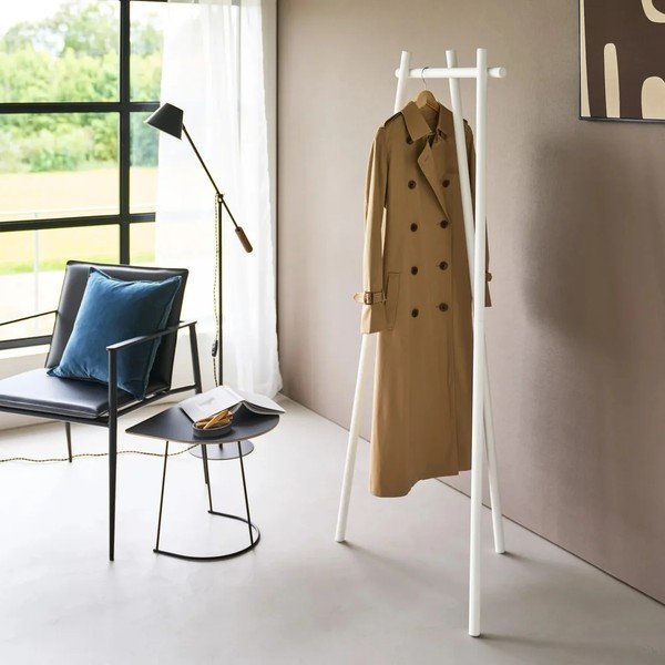 Fehér fém fogas 43x153,5 cm Tower Tri-Post – YAMAZAKI-image-1