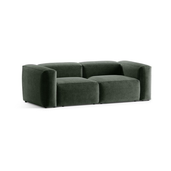 Zöld kanapé 224 cm Bergamo – Cosmopolitan Design-image-2
