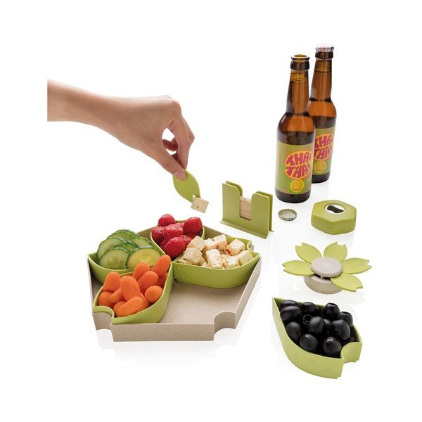 4 db-os zöld tálaló szett - XD Design-image-2