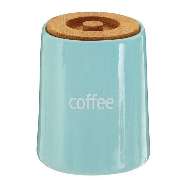 Fletcher kék kávésdoboz bambusz fedéllel, 800 ml - Premier Housewares