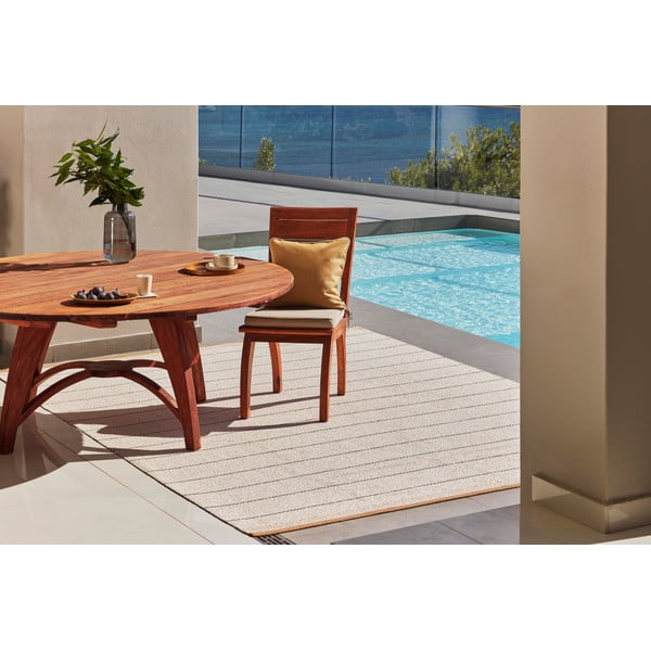 Okkersárga-krémszínű kültéri-beltéri szőnyeg 140x200 cm Belle Ochre – Pappelina-image-1