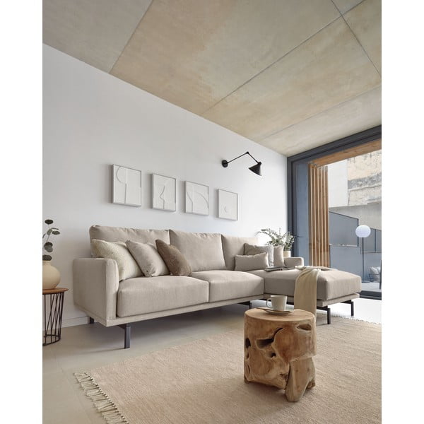 Teakfa kerek tárolóasztal ø 35 cm Tropicana – Kave Home-image-2