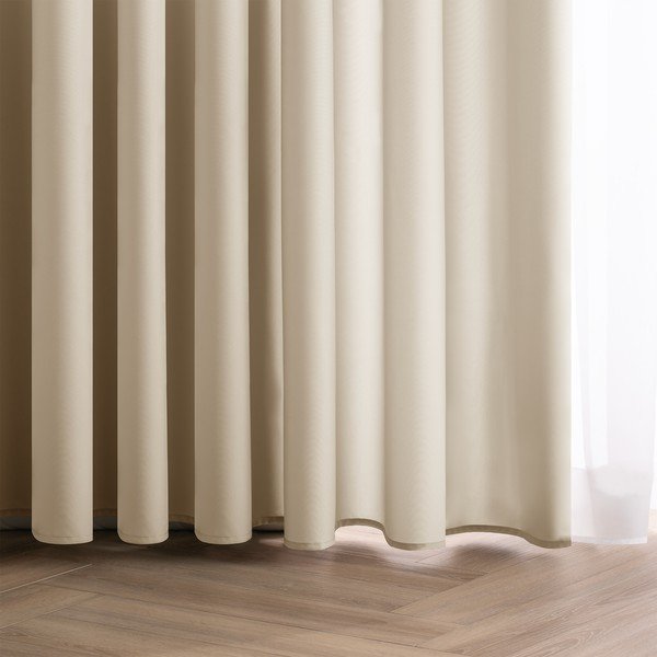 Krémszínű dimout (részleges sötétítő) függöny 140x250 cm Carli – Restilo-image-1