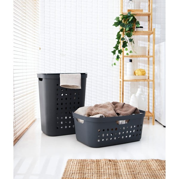 Műanyag ruhakosár 39 l Jona – Rotho-image-4