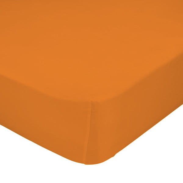 Narancssárga gumis lepedő, 90 x 200 cm