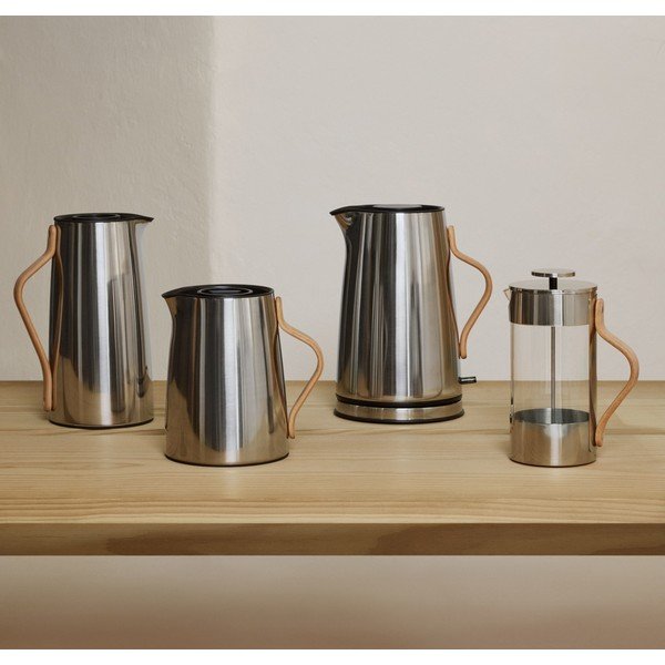 Ezüstszínű rozsdamentes acél thermo kancsó 1,2 l Emma – Stelton-image-1