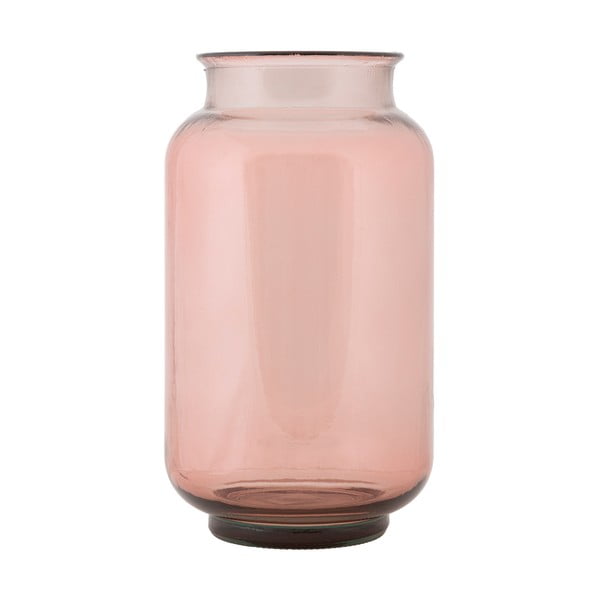 Florero világos rózsaszín váza újrahasznosított üvegből - Mauro Ferretti