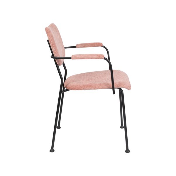 Világos rózsaszín étkezőszék szett 2 db-os Benson – Zuiver-image-3