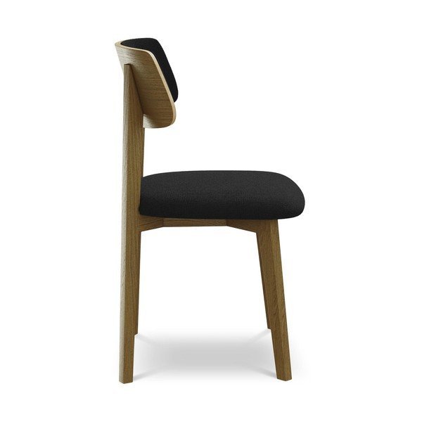 Fekete tömörfa étkezőszék Niu – Makamii-image-2