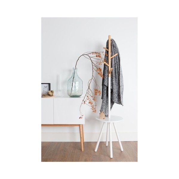 Table Tree fehér fogas tárolóasztallal - Zuiver-image-1