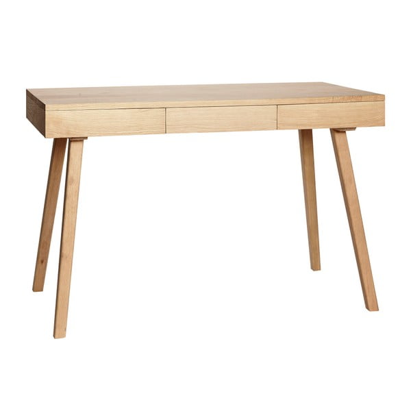 Keld tölgyfa íróasztal 3 fiókkal - Hübsch
