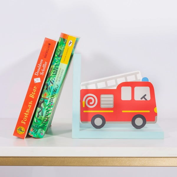 Könyvtámasz szett 2 db-os Fire Engine – Sass & Belle-image-1