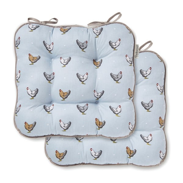 Farmers Kitchen kék pamut ülőpárna - Cooksmart ®-image-1