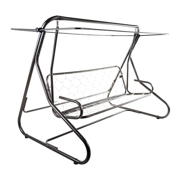 Szürke fém kerti hintaágy Milano – Dajar-image-3