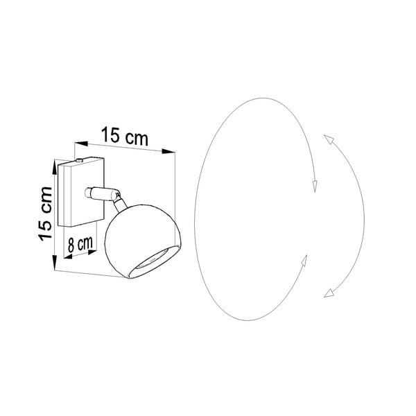 Ollo fehér falilámpa - Sollux-image-2