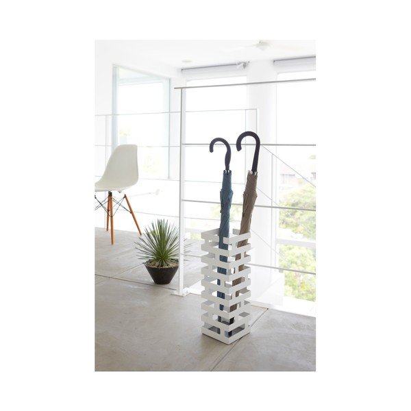 Brick fehér esernyőtartó - YAMAZAKI-image-1