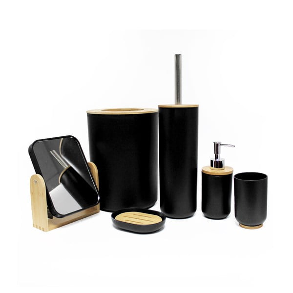 Fekete műanyag szappantartó Smart – douceur d'intérieur-image-1