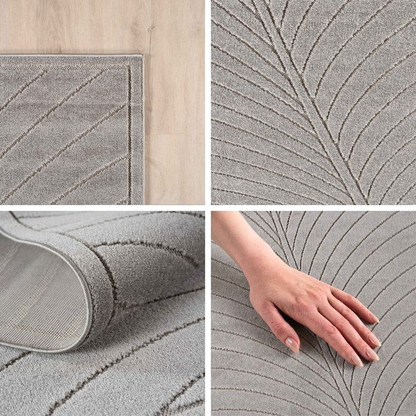 Ezüstszínű kerek kültéri-beltéri szőnyeg ø 120 cm Nova 1204 – Ayyildiz Carpets-image-2