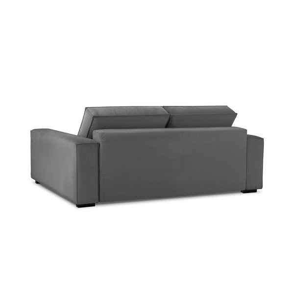 Azalea sötétszürke kordbársony kinyitható kanapé - Mazzini Sofas-image-3