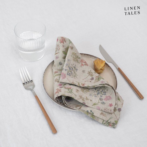 Len szalvéta szett 2 db-os Botany 2 – Linen Tales-image-1