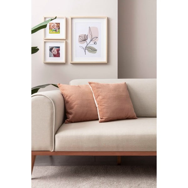 Kordbársony párnahuzat szett 2 db-os 43x43 cm – Mioli Decor-image-2