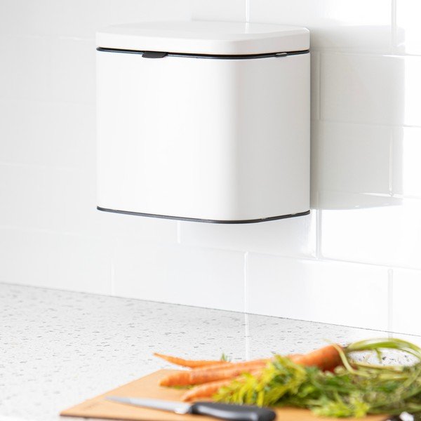 Fehér komposztálható hulladék gyűjtő 4 l Essentials – Ladelle-image-1