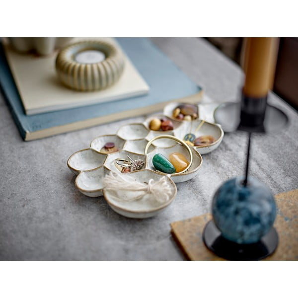 Agyagkerámia dekoratív tálca 13x24.5 cm Parel – Bloomingville-image-1