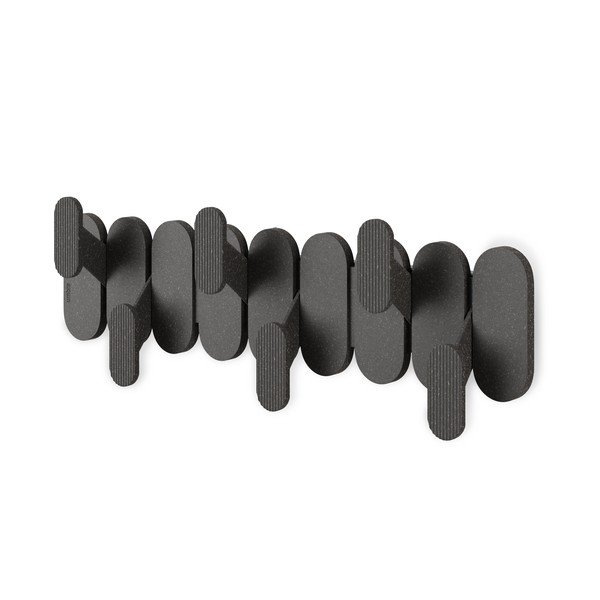 Matt fekete acél fali fogas 16 cm Tempo – Umbra