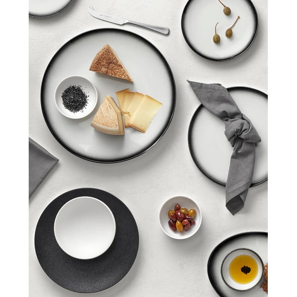 Fekete kerámia szervírozó tál Caviar – Maxwell & Williams-image-4