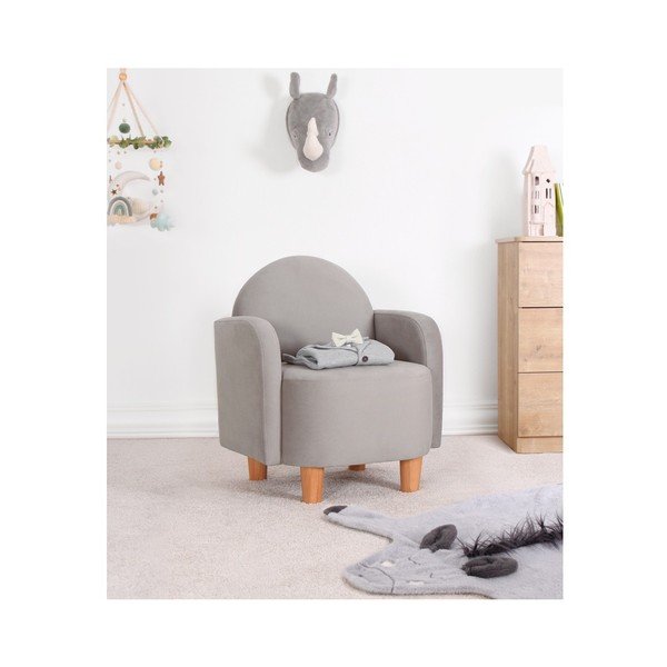 Szürke gyerek fotel Nock – Artie-image-2