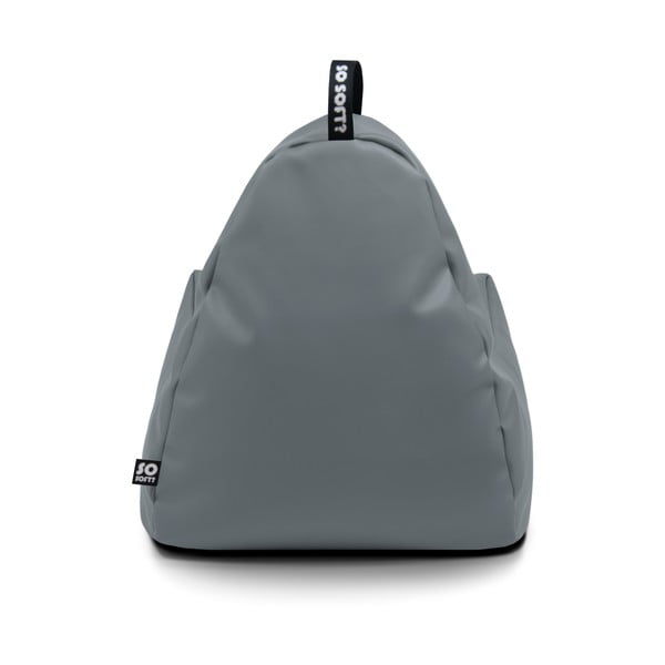 Narancssárga bőrutánzat babzsákfotel Chill XL – So Soft?-image-4