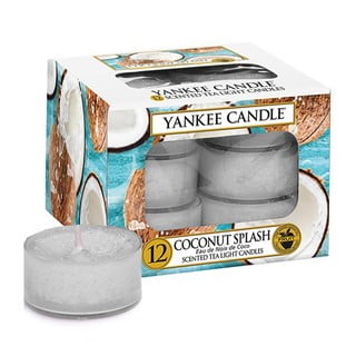 Coconut Splash 12 db-os illatgyertya szett, egyenként 4 óra égési idő - Yankee Candle