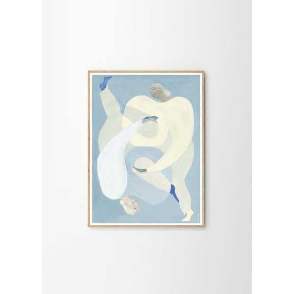 Poszter 50x70 cm Hold You - Blue – Sofia Lind – The Poster Club-image-4
