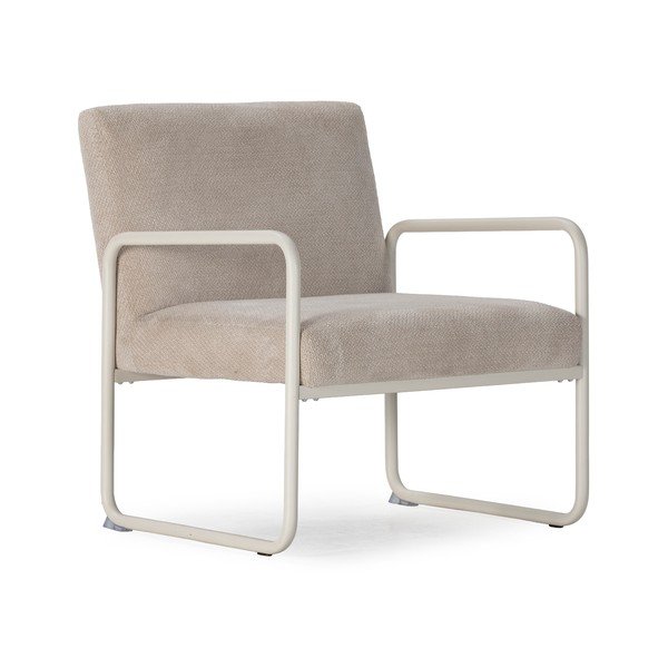 Bézs zsenília fotel Vince – MOME