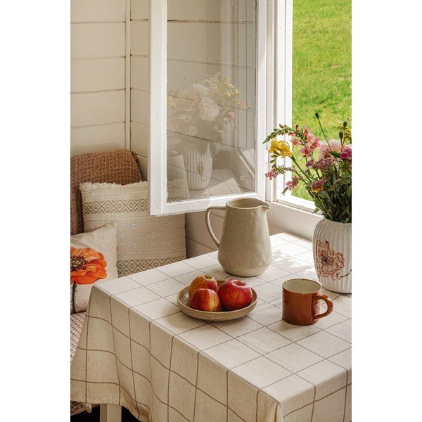 Agyagkerámia füles kancsó Ivory – Bloomingville-image-1