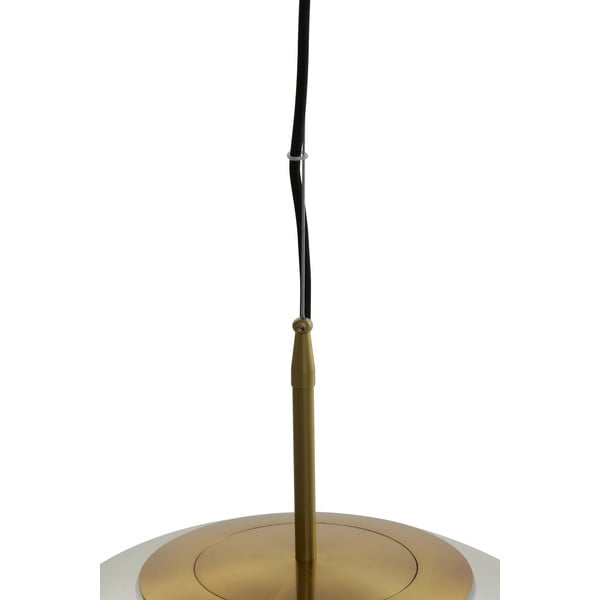 Bronzszínű függőlámpa üveg búrával ø 48 cm Medina – Light & Living-image-4