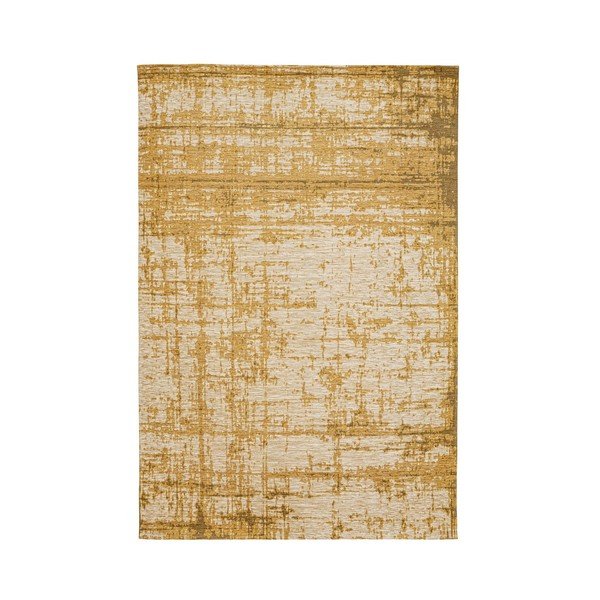 Mustársárga kézi szövésű zsenília szőnyeg 155x230 cm Yuno – Bizzotto