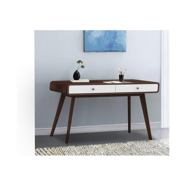 Caitlin barna színű íróasztal - Støraa-image-4