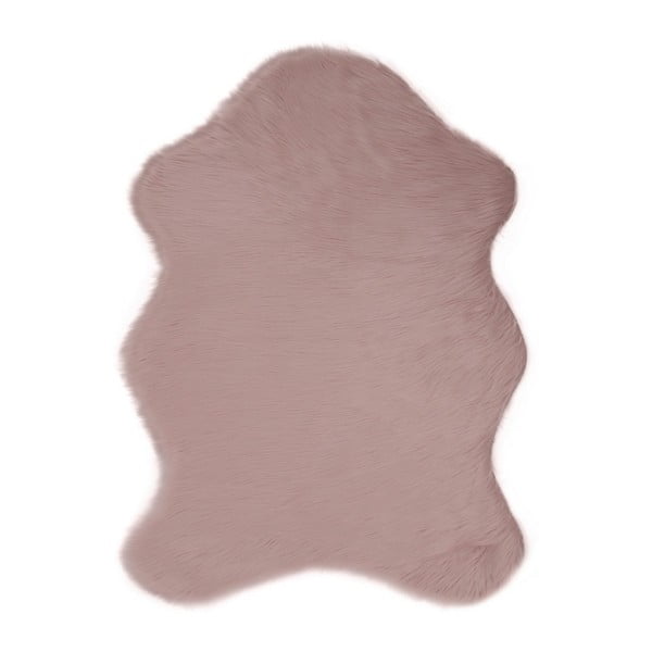 Pelus Powder rózsaszín műszőrme szőnyeg, 75 x 100 cm